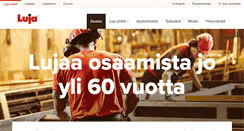 Desktop Screenshot of luja.fi