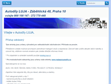 Tablet Screenshot of luja.cz